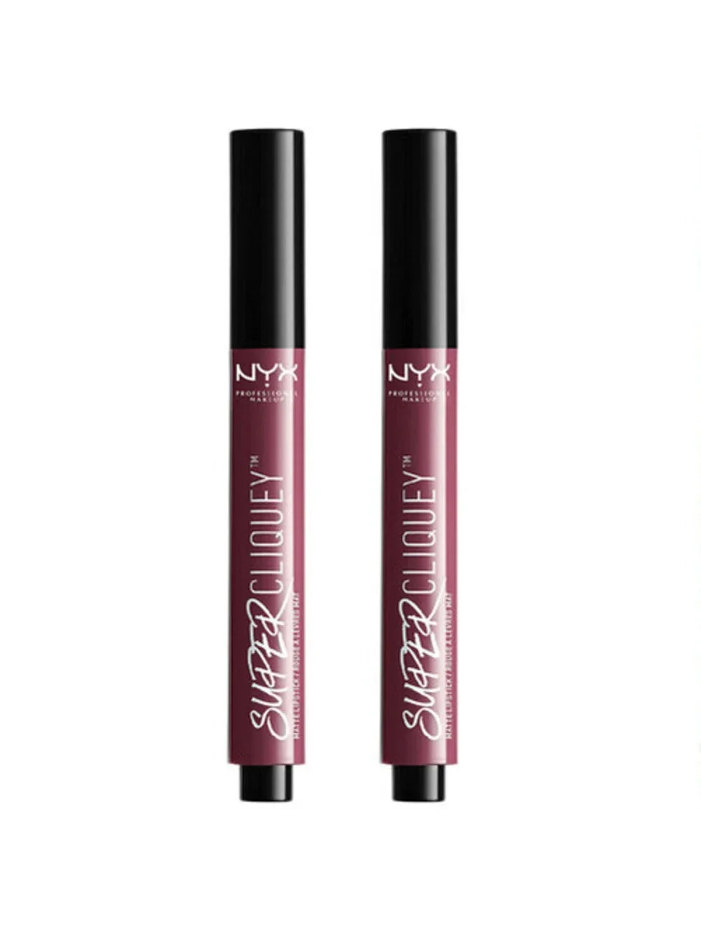 2-Pack: New NYX Super Cliquey Matte Lipstick in SCLS03 OBVS (Sealed)